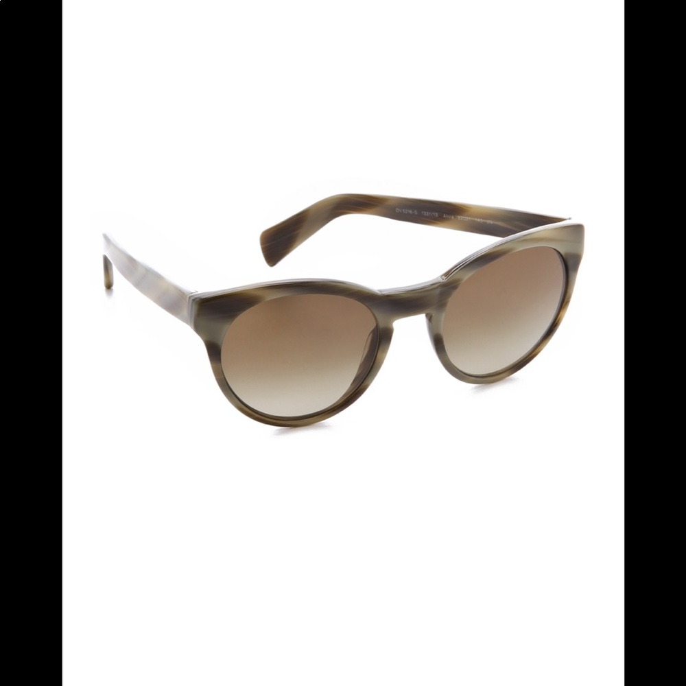 Oliver Peoples Alivia Sunglasses - Brownish Green